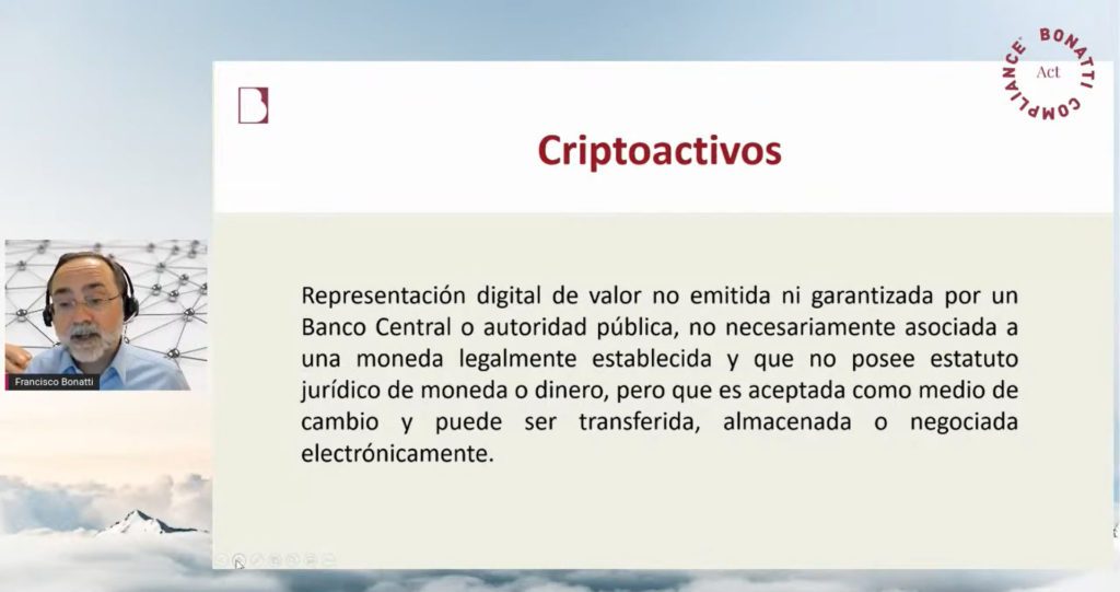 Criptoactivos, representación digital de valor no emitida ni garantizada por un Banco